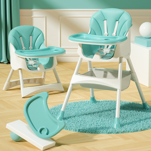 Easy Install Collapsible Highchair Kids Folding Chairs Baby Dinning Chair High Baby Feeding Chair