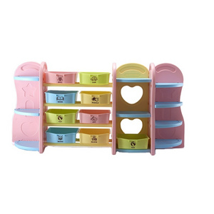 Kids' Furniture Toys Storage Bookshelf Children Cabinets Shape Plastic Cartoon Plastic Drawers for Kids Modern 20 Carton/1 Set