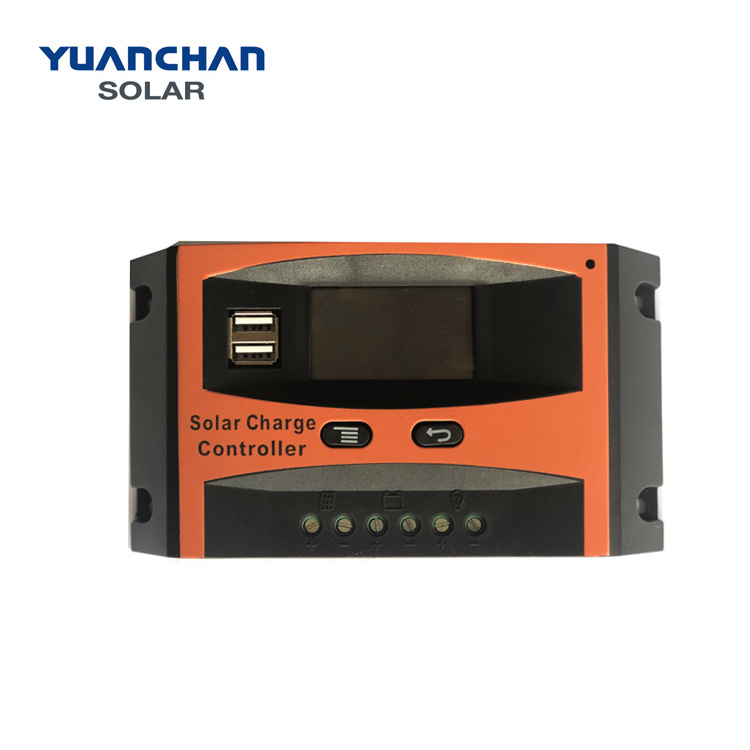 Best Sale YuanChan PWM 20A 12V/24V Off Grid Solar Battery Charge Controller