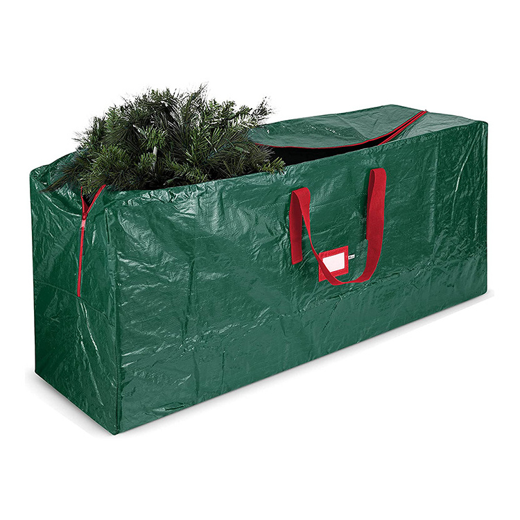 Holiday Xmas Disassembled Trees Artificial Christmas Tree Storage Bag with Waterproof PVC Durable Reinforced Handles