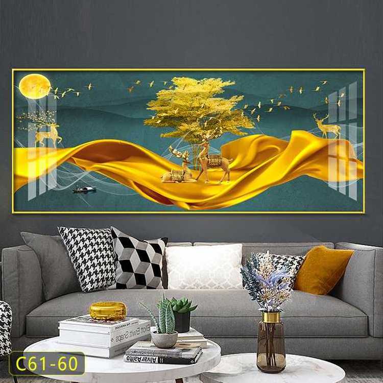 Custom Living Room Decoration Wholesale 5d Wall Art Picture crystal paintings for living room wall home decor