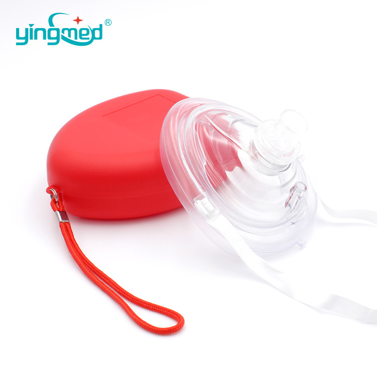 Training first aid emergency Shield medical pocket silicone disposable outdoor survival face cpr mask