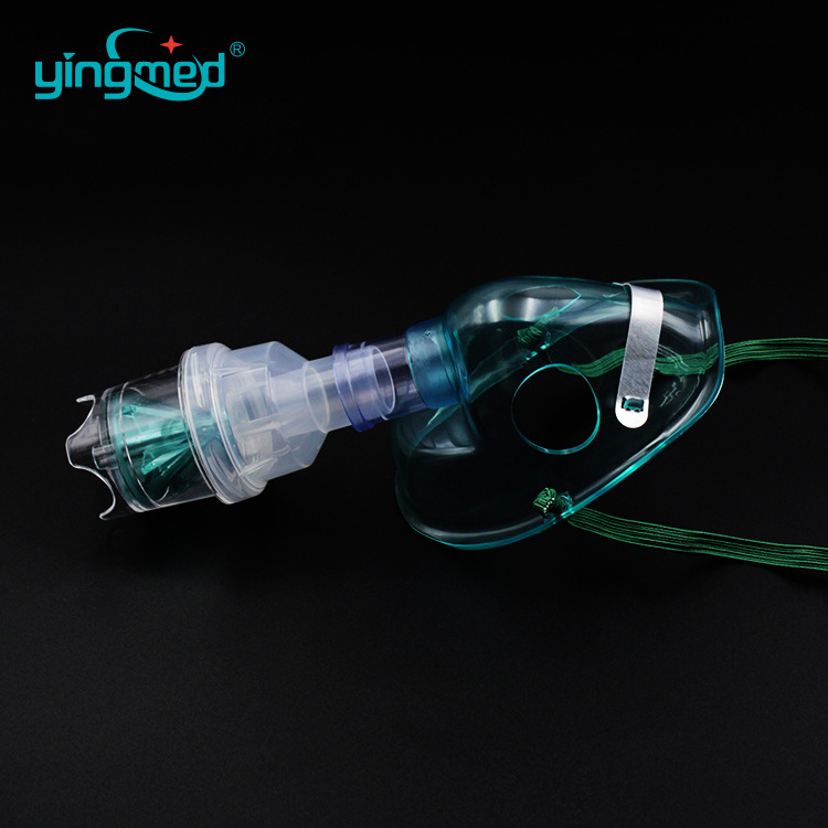 China Manufacture Nebulizer Inhaler Mask Medical Pvc Adult Kid Neonatal Disposable Nebulizer Mask With Tubing For Adult