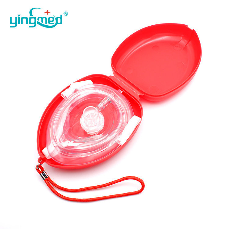 Training first aid emergency Shield medical pocket silicone disposable outdoor survival face cpr mask