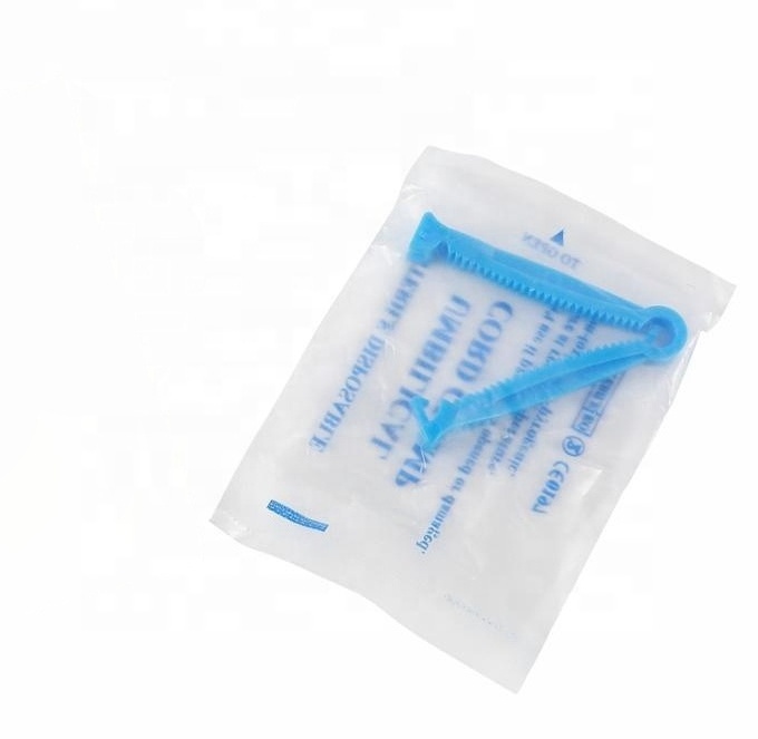 wholesale disposable medical gynecologic plastic umbilical cord clamp