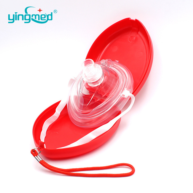 Training first aid emergency Shield medical pocket silicone disposable outdoor survival face cpr mask