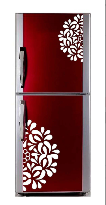 DIY self adhesive home decor vinyl Stickers for wall Furniture Fridge Sticker flower refrigerator