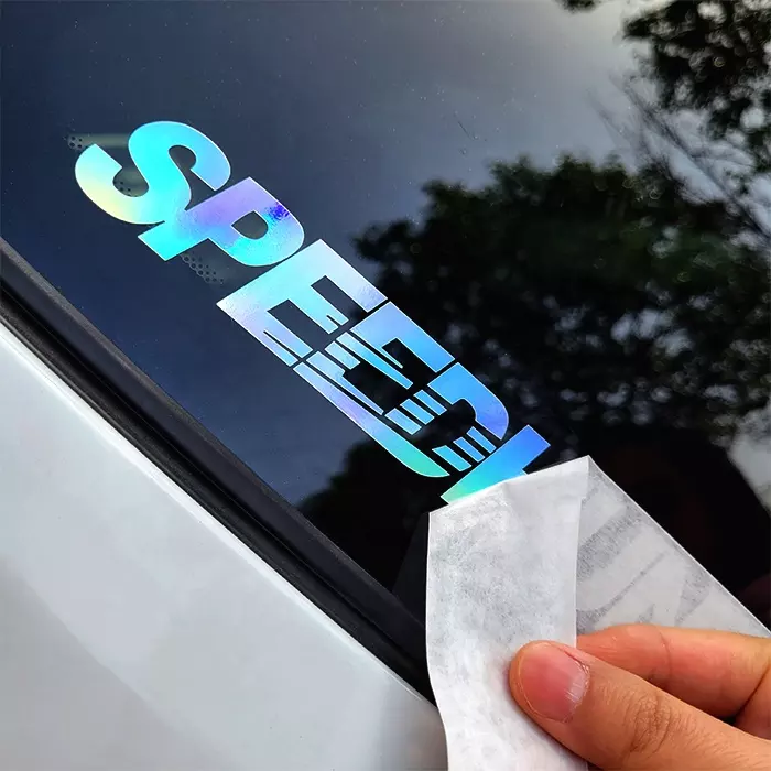 Car window windshield banner business logo brand vinyl transfer car decal die cut stickers custom printing waterproof reflective