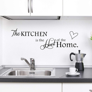 Home decoration removable waterproof PVC vinyl Kitchen Dining Room kitchen wall sticker for tiles kitchen