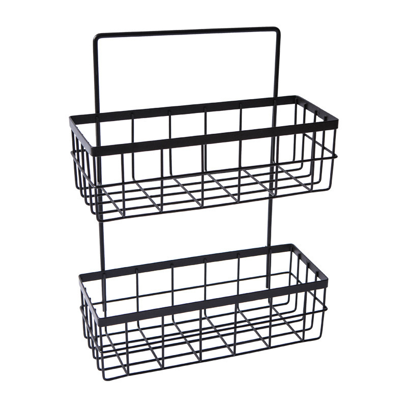 JX-Hooks Organizer Storage Rack Wall Mounted Stainless Steel Bathroom Adhesive Shower Caddy