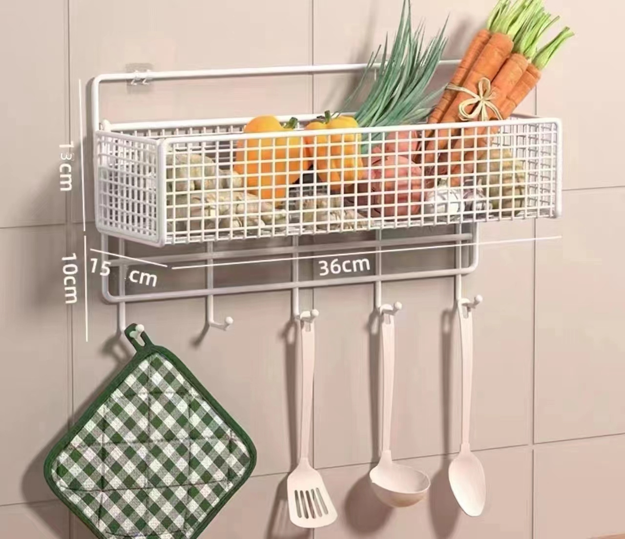 Rustproof Adhesive Shower Caddy Basket Shelf Soap Holder No Drilling Wall-mounted Bathroom Shower Storage Household Kitchen