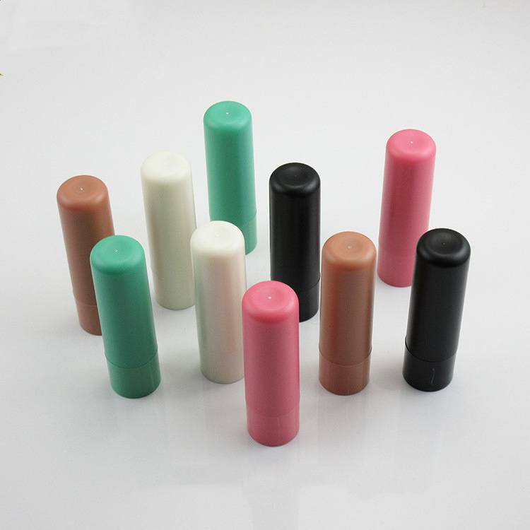 4g Colorful DIY Lip Balm bottle empty bottle Plastic Lipstick Sub bottling Gel Packaging Container Lipstick tube