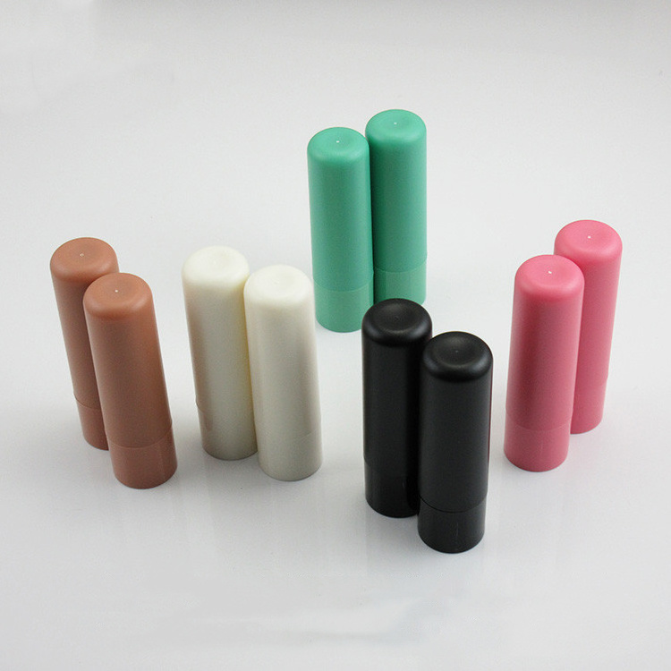 4g Colorful DIY Lip Balm bottle empty bottle Plastic Lipstick Sub bottling Gel Packaging Container Lipstick tube