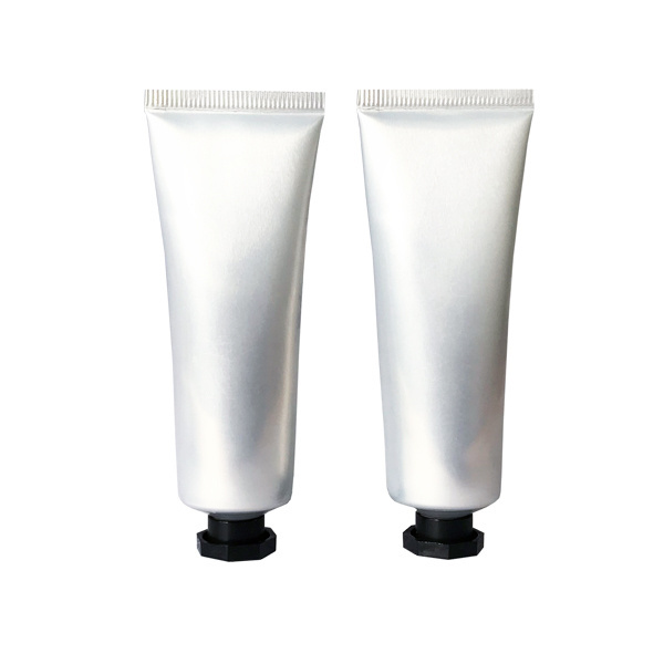 30g silver hand cream hose facial cleaner plastic tube cream cosmetic aluminum plastic Squeeze tube