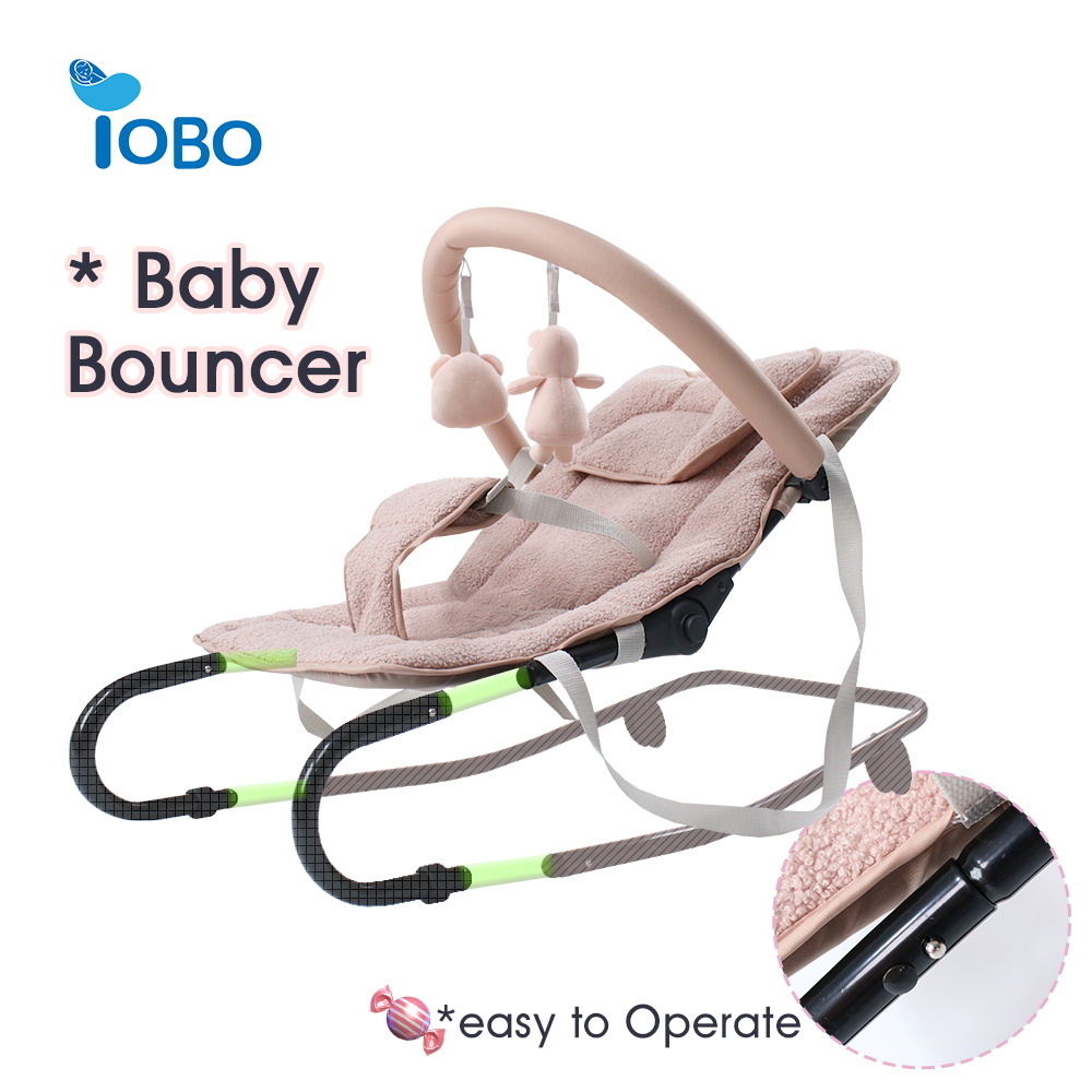 New 2-in-1 Bouncer & Rocker Duo Convenient and Portable Rocker and Bouncer for Babies Includes Soft Toys and Soothing Vibrations