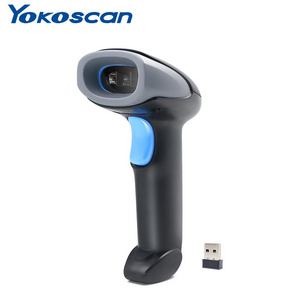 YOKO BWM930 Bluetooth Barcode Scanner, Handheld Wireless USB Wired Barcode Reader with 1D QR Auto Sensing for Inventory Mana