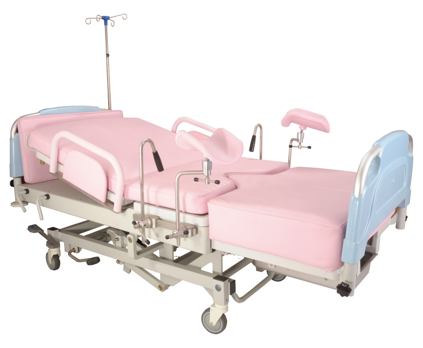 YFDC-LT03 Manual Hospital Obstetric LDR Birth Delivery Bed with CPR Function