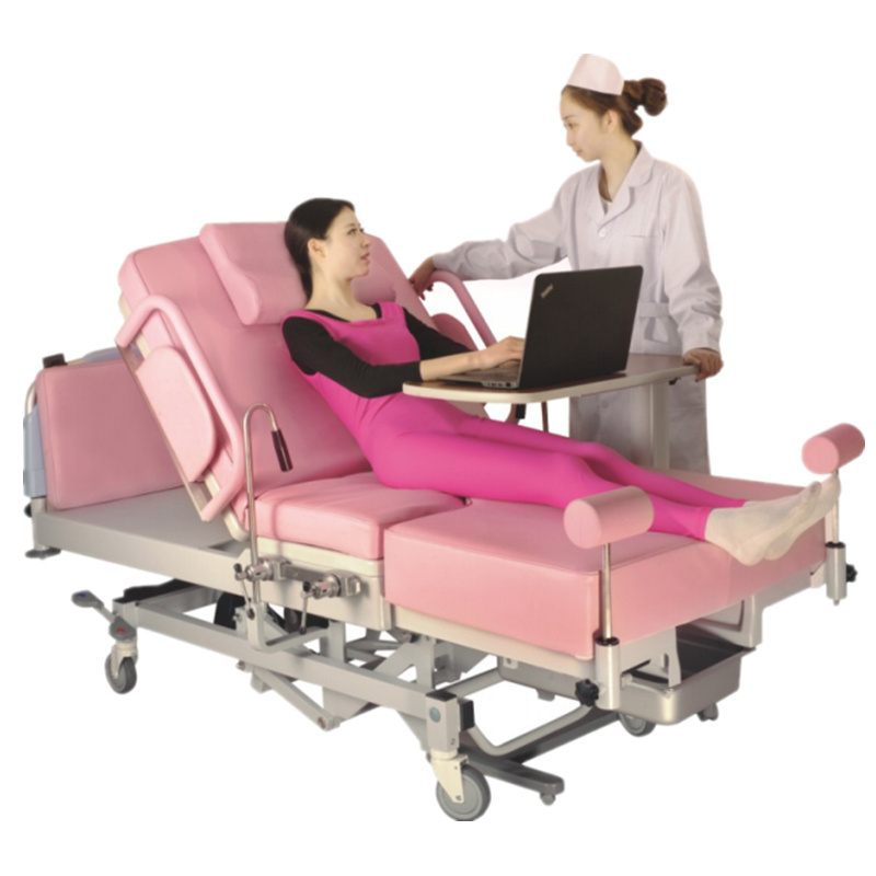 YFDC-LT03 Foot Switch And Hand Control Portable Gynecological Exam Table With Stirrups