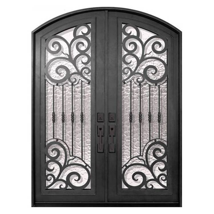 ABYAT Wrought Iron Villa Door Wholesale Price Iron Entrance Door