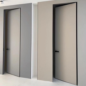 ABYAT Frameless Secret Invisible Flush Wooden Door Interior Hidden Doors