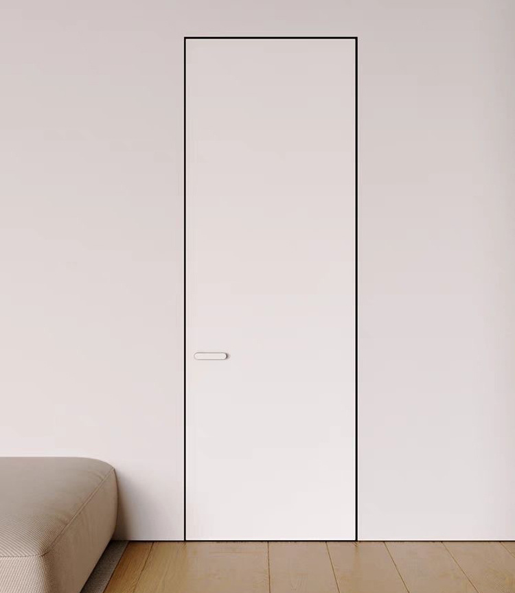 ABYAT Frameless Secret Invisible Flush Wooden Door Interior Hidden Doors