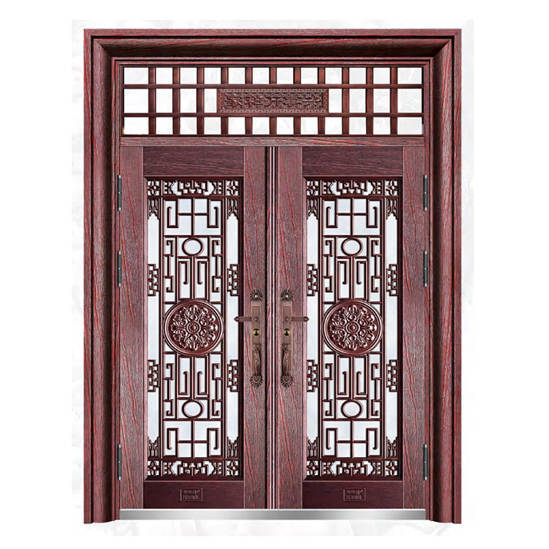 ABYAT Modern Villa Front Copper Main Door Grill Design Bullet Proof Security Steel Metal Door