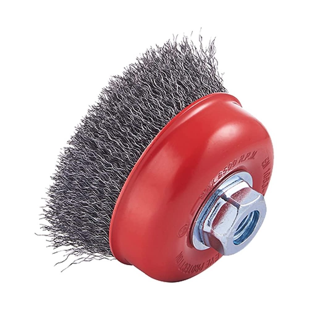 DELUN 4 inch Crimped Bowl Cup Wire Brush Selling Well Products Super-long Durability