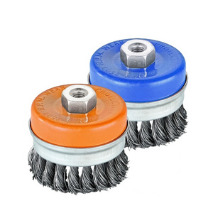 DELUN 3 Inch Knotted Wire Wheel Brush Selling Well Products with MPA and  EN12413 Standard