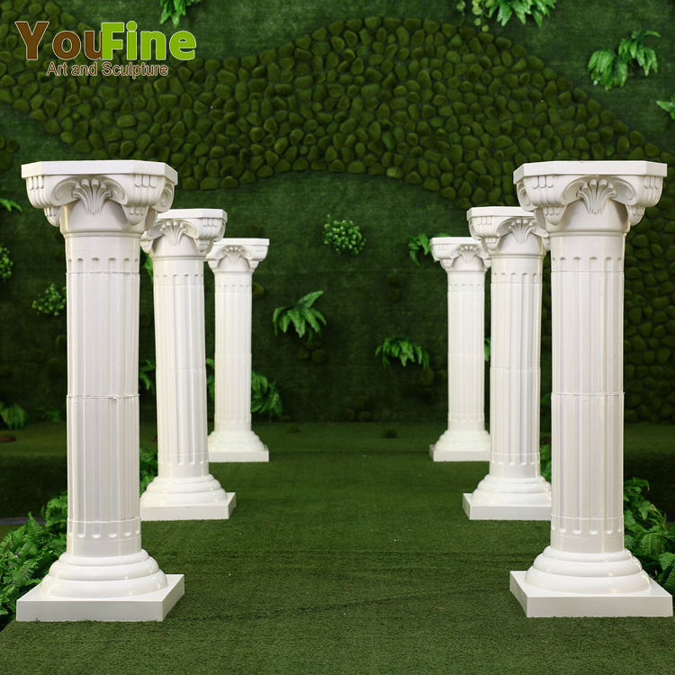 Stone Roman pillar Marble decorative pillars for homes