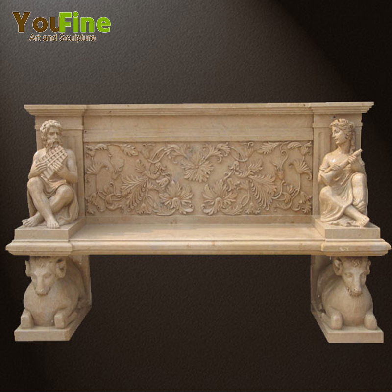 High quality garden granite memorial bench for park