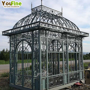 Modern Outdoor High Quality Victorian Iron Gazebo For Garden