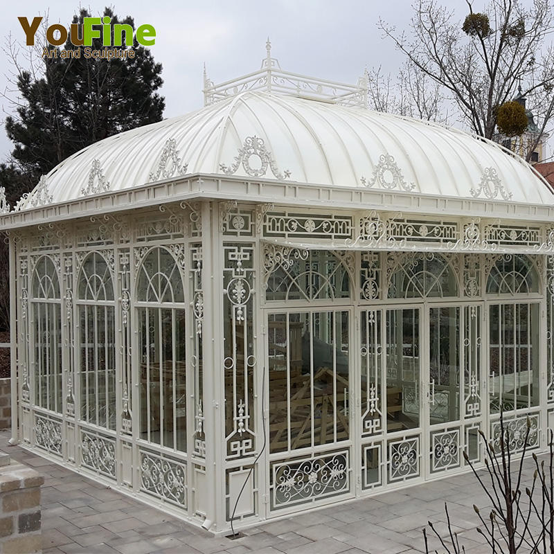 Modern Outdoor High Quality Victorian Iron Gazebo For Garden