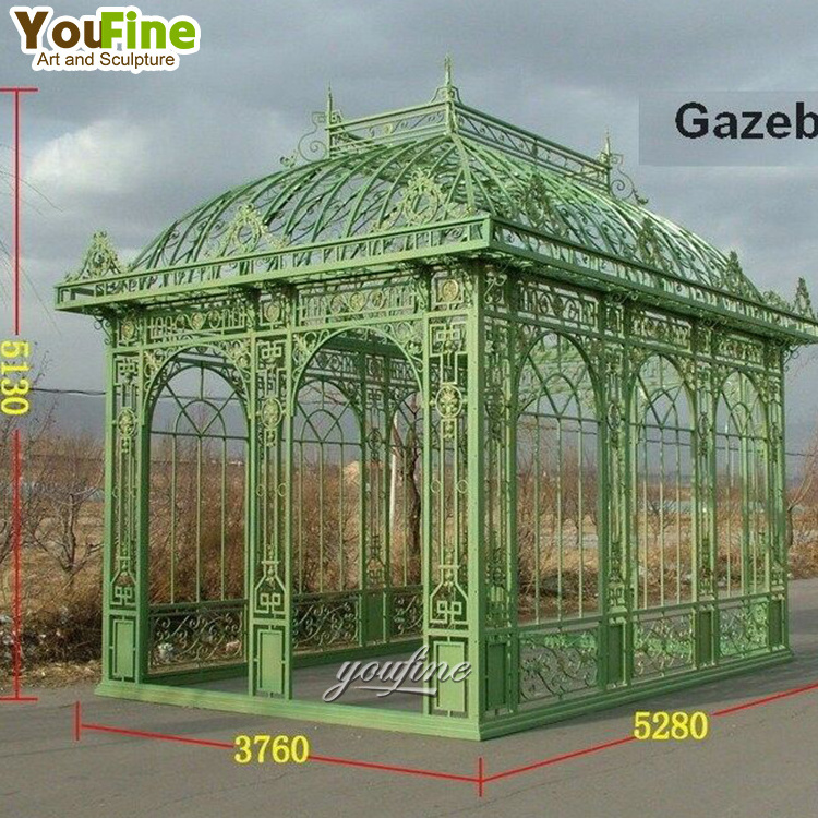 Hot Sale Outdoor Victorian Iron Gazebo Outdoor For Garden