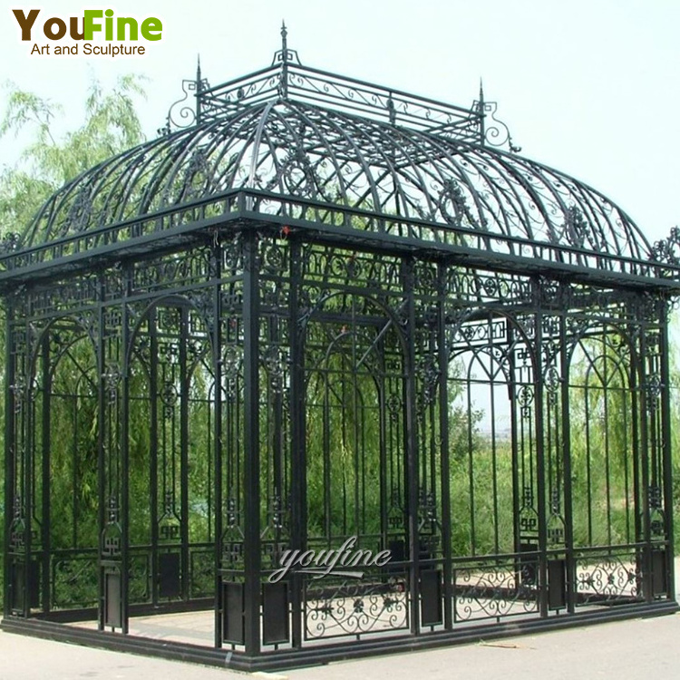 Hot Sale Outdoor Victorian Iron Gazebo Outdoor For Garden