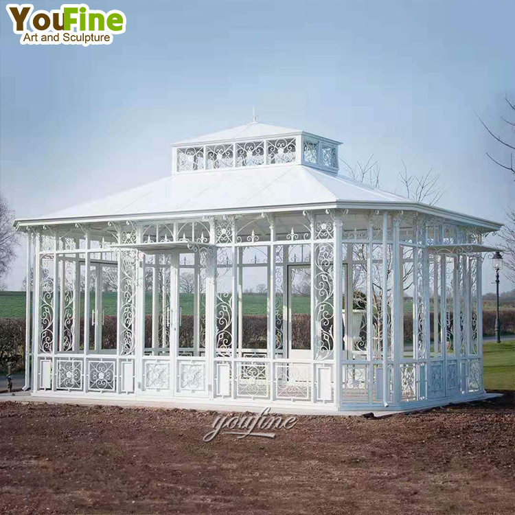 Hot Sale Outdoor Victorian Iron Gazebo Outdoor For Garden