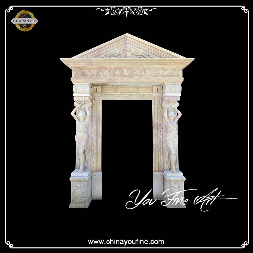 Decorative Marble Entry Door Frame