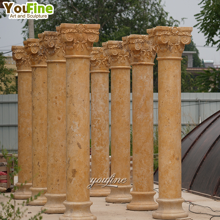 Home Decorating Stone Carved Square Column