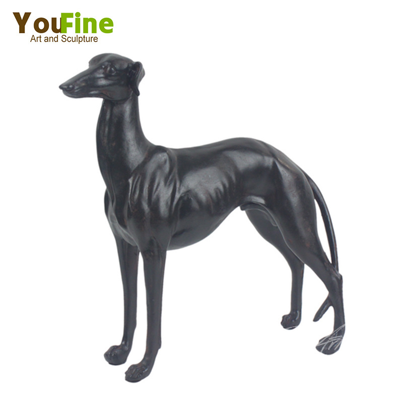 Life Size Bronze Greyhounds Dog Sculpture for Sale