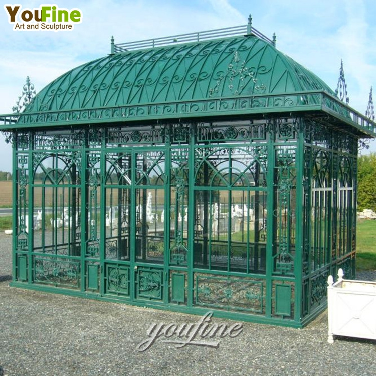 High Quality Outdoor Garden Antique Wrought Iron Gazebo