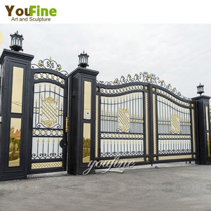 Metal Ornaments for Decoration Best Price Simple Design Wrought Iron Gate