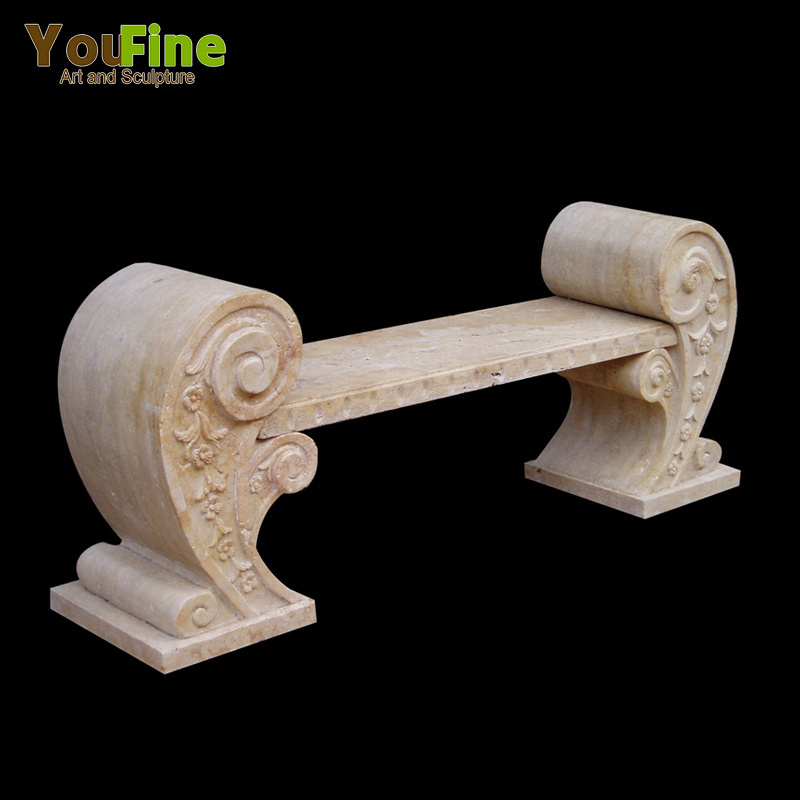 High quality garden granite memorial bench for park