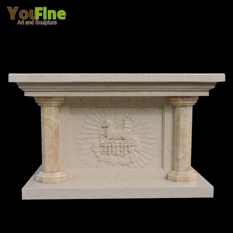 Hand Carved Stone Marble Altar for Church