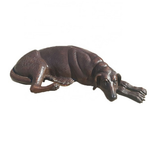 hot designs Beautiful Bronze great dane  Dog statue  Life Size Animal Statue