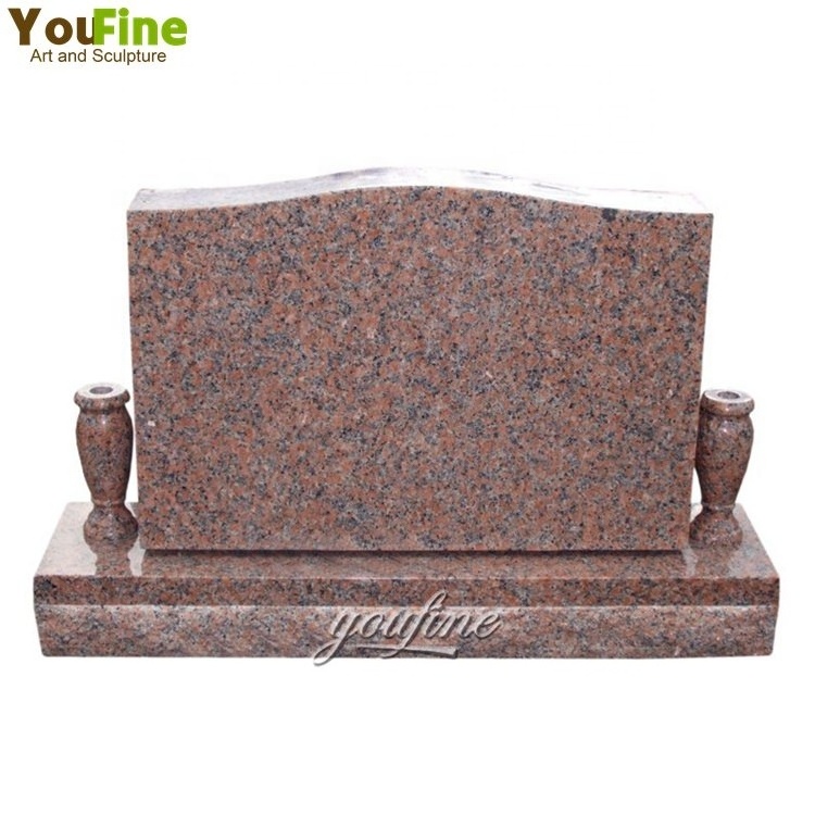 Popular granite headstone monuments with vase