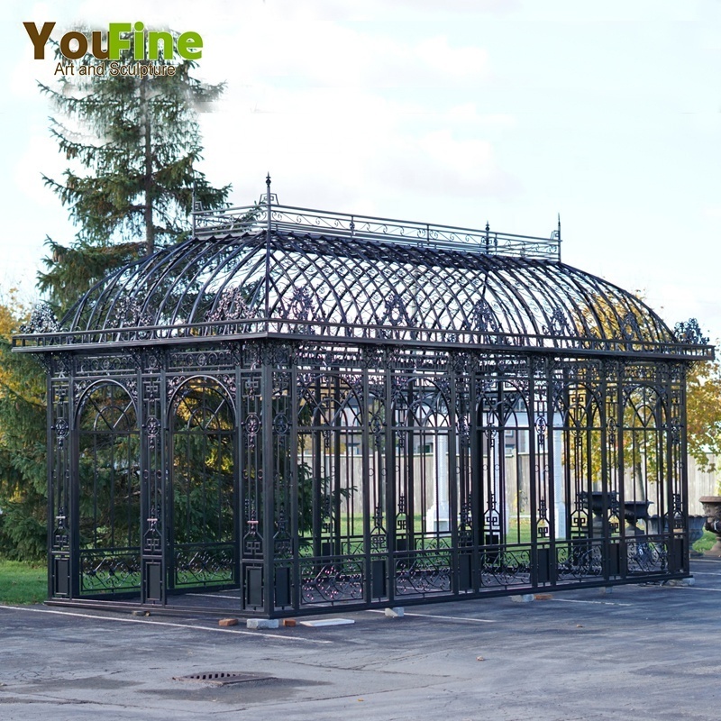 Hot Sale Garden Ornamental Wrought Iron Gazebo for Sale