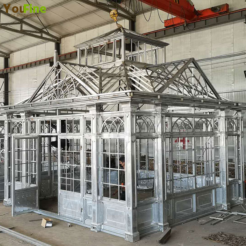 Hot Sale Garden Ornamental Wrought Iron Gazebo for Sale