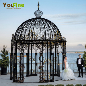 Luxury Garden Modern Wrought Iron Gazebo for Wedding