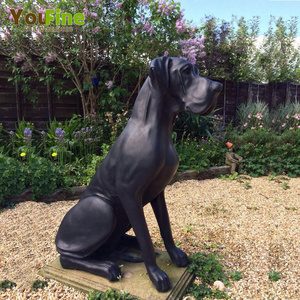 Life Size Bronze Great Danes Statue For Sale