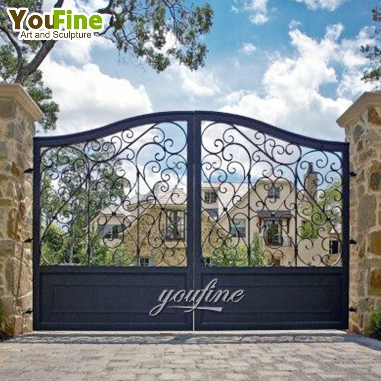 Metal Ornaments for Decoration Best Price Simple Design Wrought Iron Gate