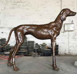 Life Size Bronze Great Danes Statue For Sale